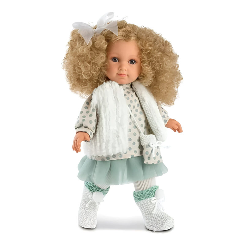 MUÑECA LLORENS ELENA RUBIA CON RIZOS
