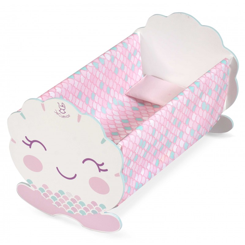 DECUEVAS TOYS CUNA DE MADERA DE MUÑECAS OCEAN FANTASY