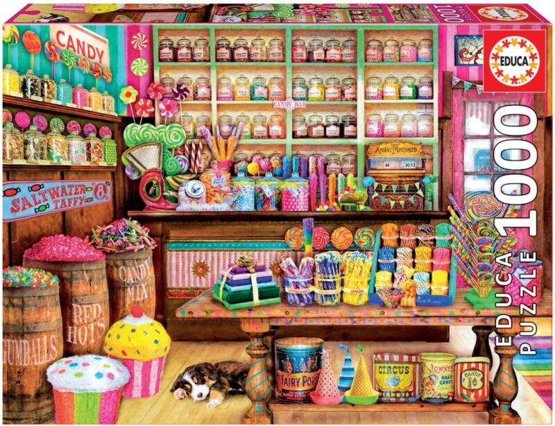 PUZZLE 1000 PIEZAS TIENDA DE DULCES 17104 EDUCA BORRAS