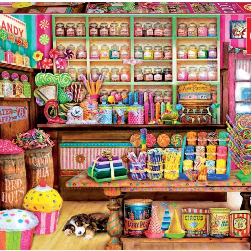 PUZZLE 1000 PIEZAS TIENDA DE DULCES 17104 EDUCA BORRAS