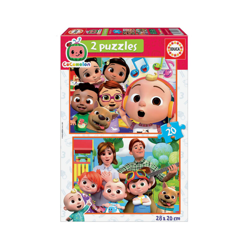 SET DE 2 PUZZLES DE 20 PIEZAS COCOMELON 19137 EDUCA BORRAS