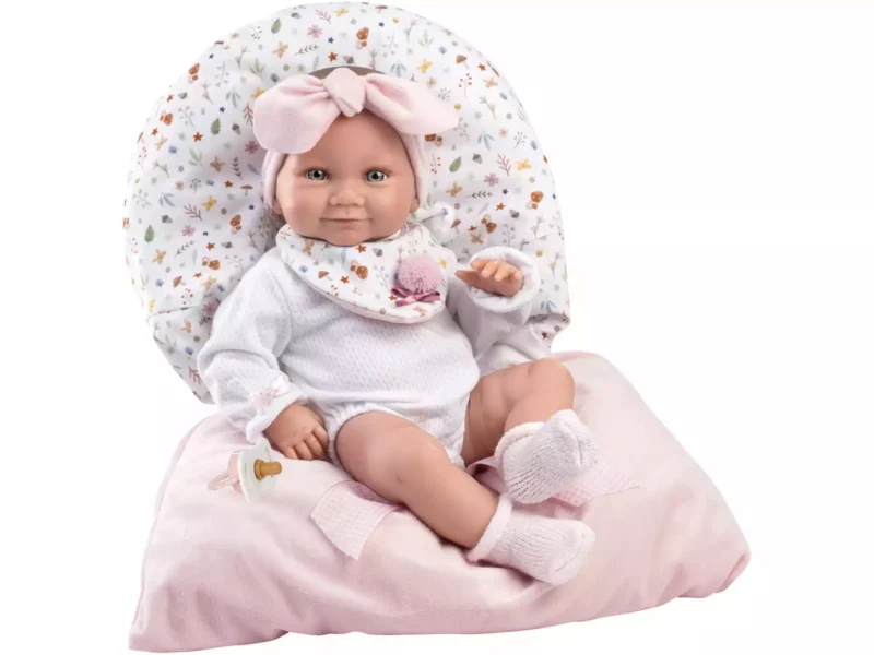 MUÑECA LLORENS TINA SAQUITO ROSA - Imagen 3