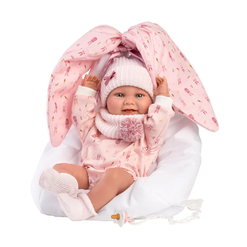 MUÑECA LLORENS TINA RN CON PORTA BEBÉ - Imagen 3