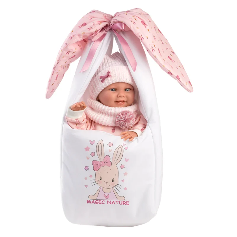 MUÑECA LLORENS TINA RN CON PORTA BEBÉ